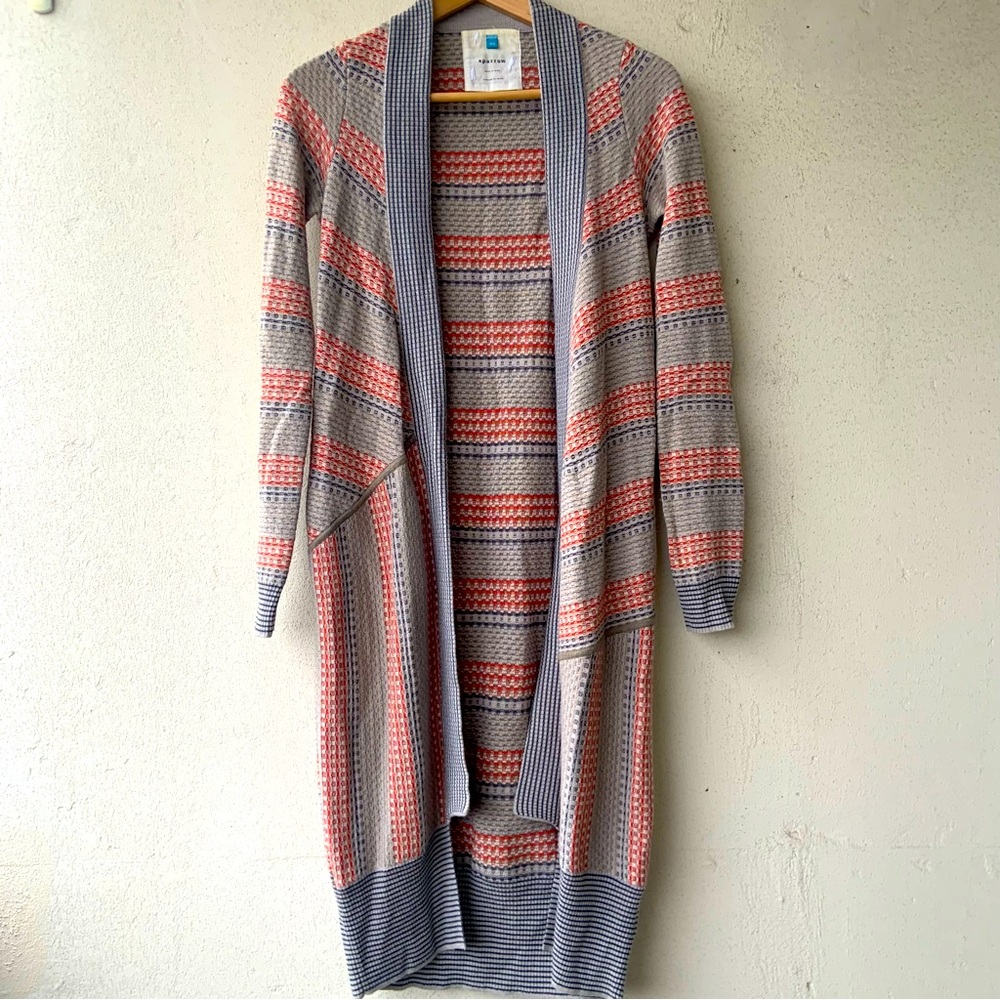 Anthropologie long open cardigan